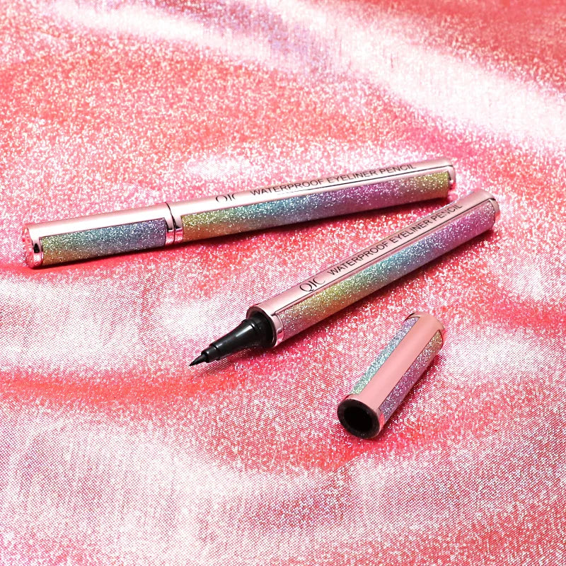 Starry Sky Waterproof Black Liquid Eyeliner Pen - Quick-Drying Eye Makeup for Women