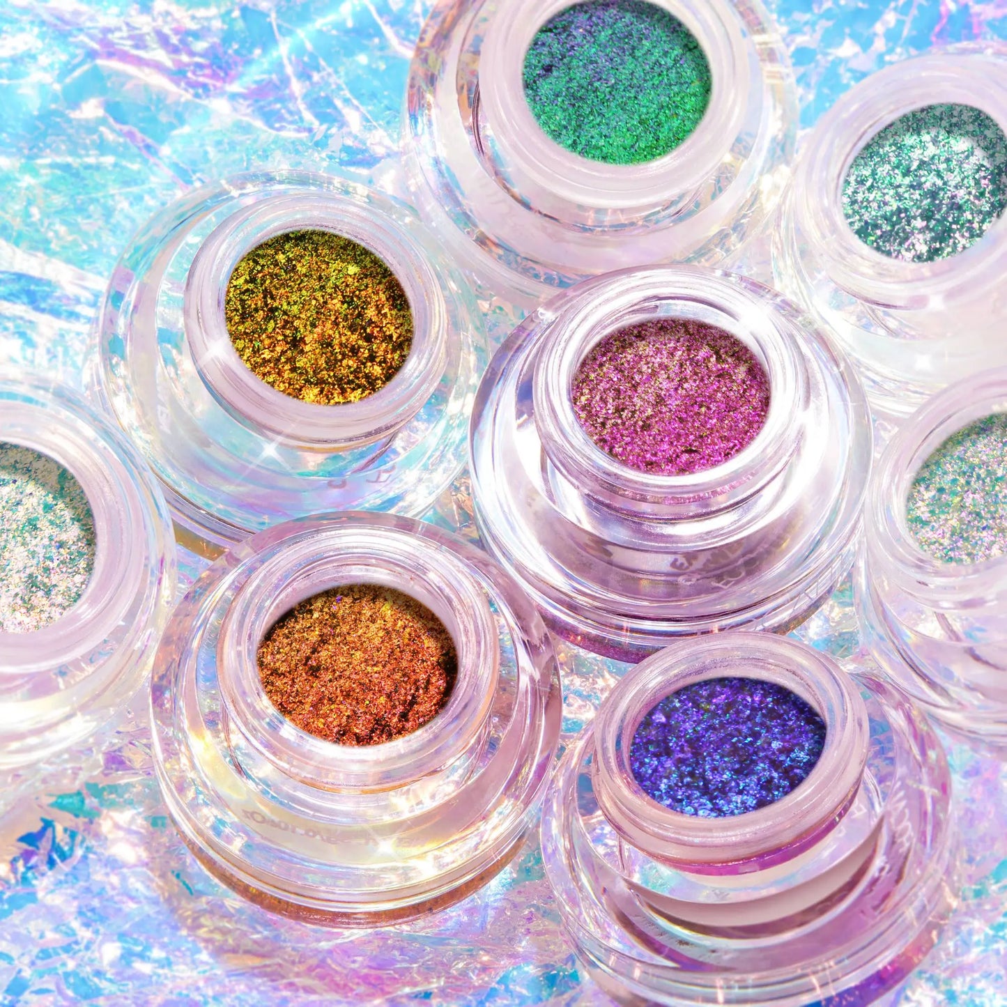 Multichrome Glitter Professional Gel Eyeshadow Long-Lasting Vegan Highly Pigment Chameleon Eye Shadow Make up Cosmetics