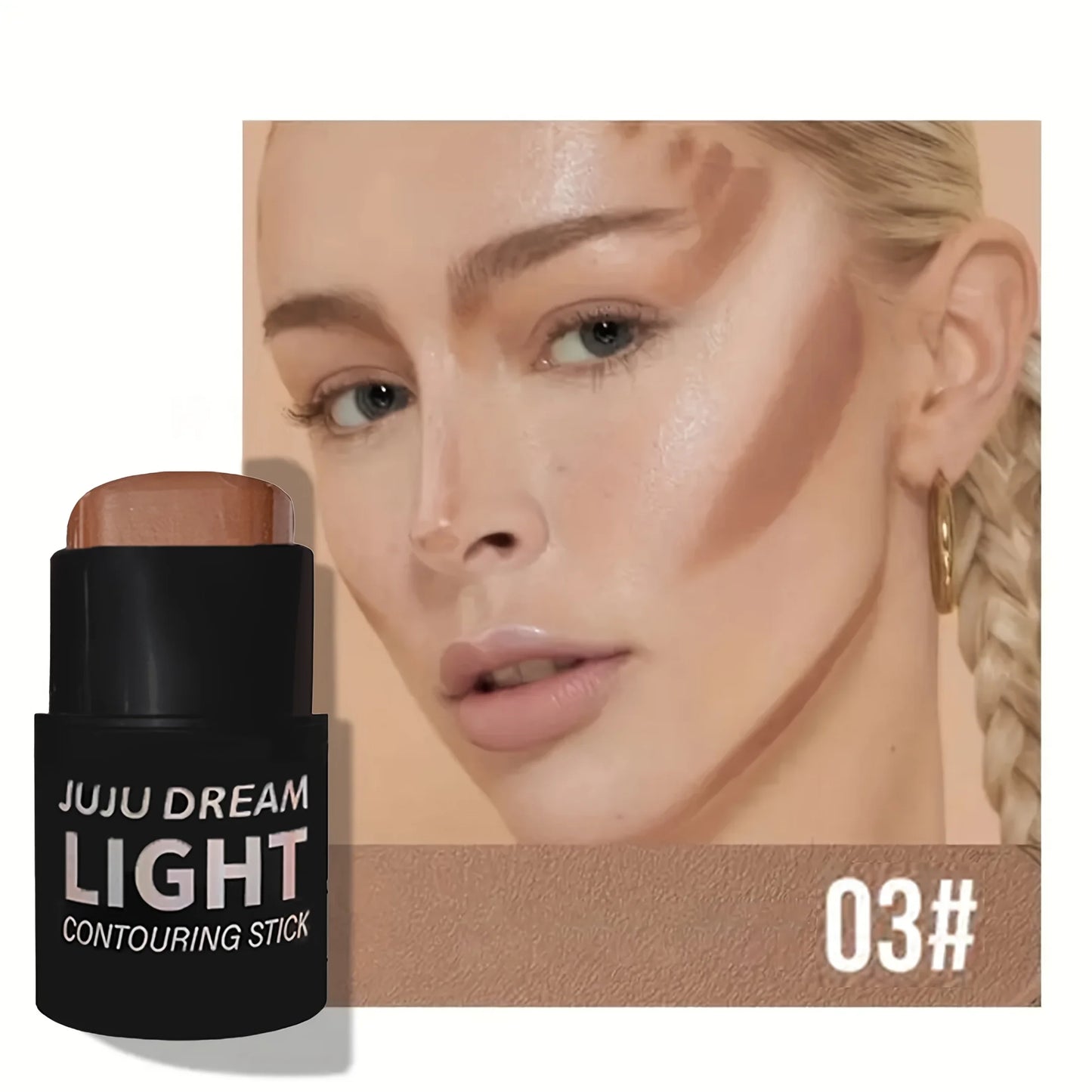 Eraser Foundation Stick – Velvet Smooth, Moisturizing Concealer & Liquid Foundation for Flawless, Long-Lasting Coverage