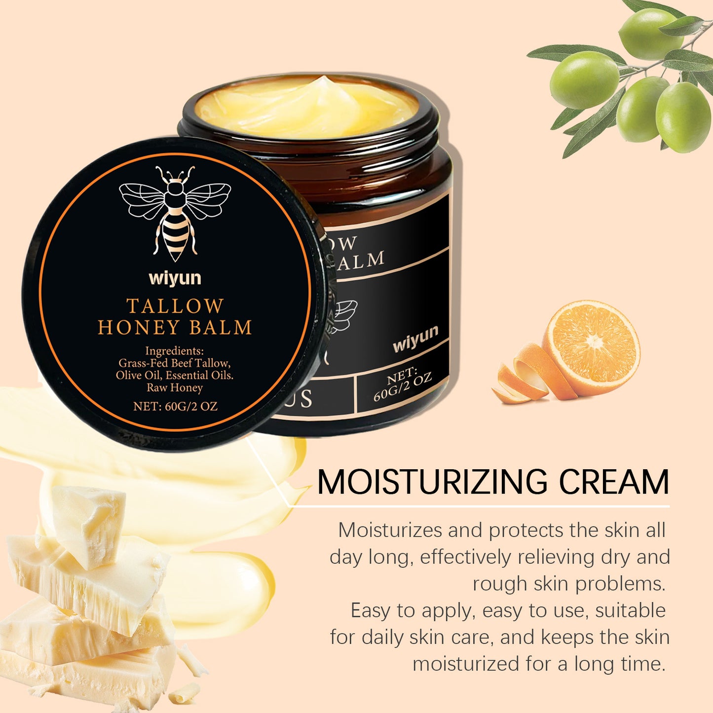 Tallow Cream Remove Dark Spots Melanin Brightening Firming Tightening Repair anti Sagging Dryness Moisturizing Body Lotion