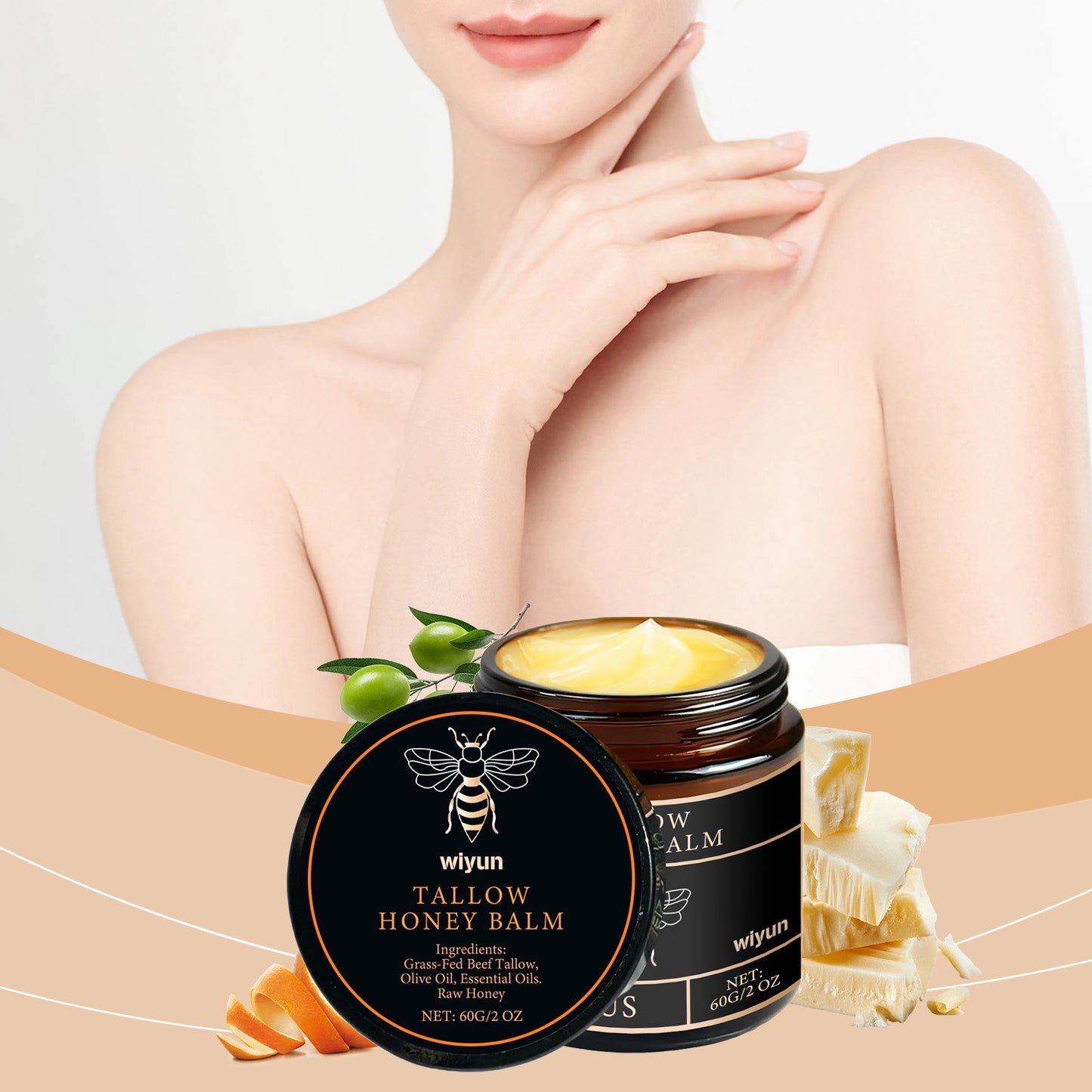Tallow Cream Remove Dark Spots Melanin Brightening Firming Tightening Repair anti Sagging Dryness Moisturizing Body Lotion