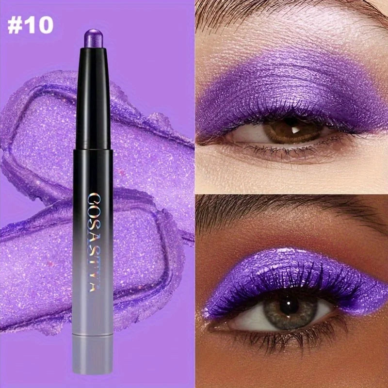 Shadow Stick - Magic Color Cream Shimmer Crayon for Eye Brightening and Highlighting, Dual-Function Eyeliner Pen