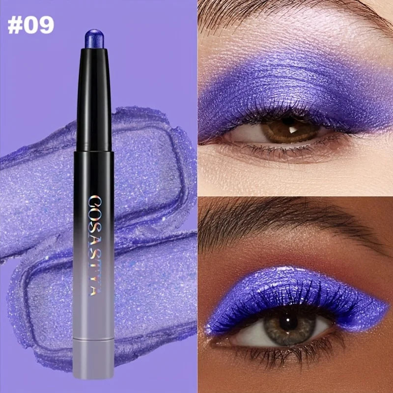 Shadow Stick - Magic Color Cream Shimmer Crayon for Eye Brightening and Highlighting, Dual-Function Eyeliner Pen