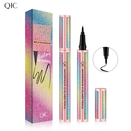 Starry Sky Waterproof Black Liquid Eyeliner Pen - Quick-Drying Eye Makeup for Women