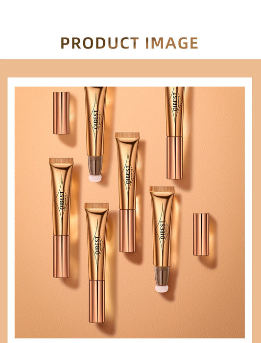 Liquid Contour with Cushion Applicator Highlight Shimmer Natural Soft Moisturizing Cream Liquid Blush for Cheek Cosmetics